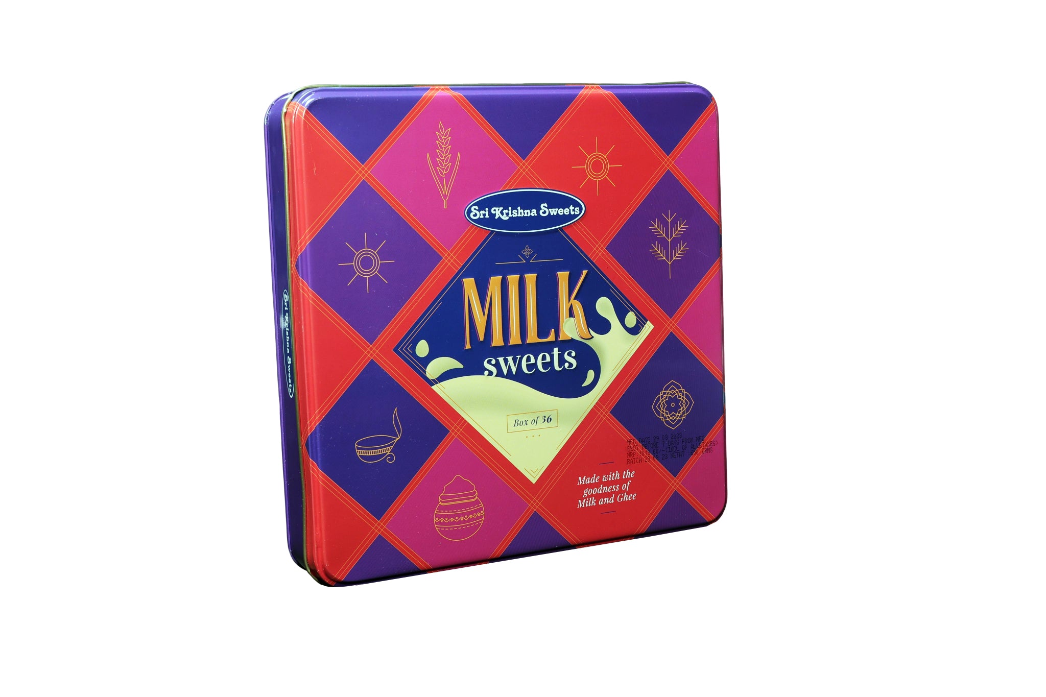 Assorted Milk Sweets 36 Tin