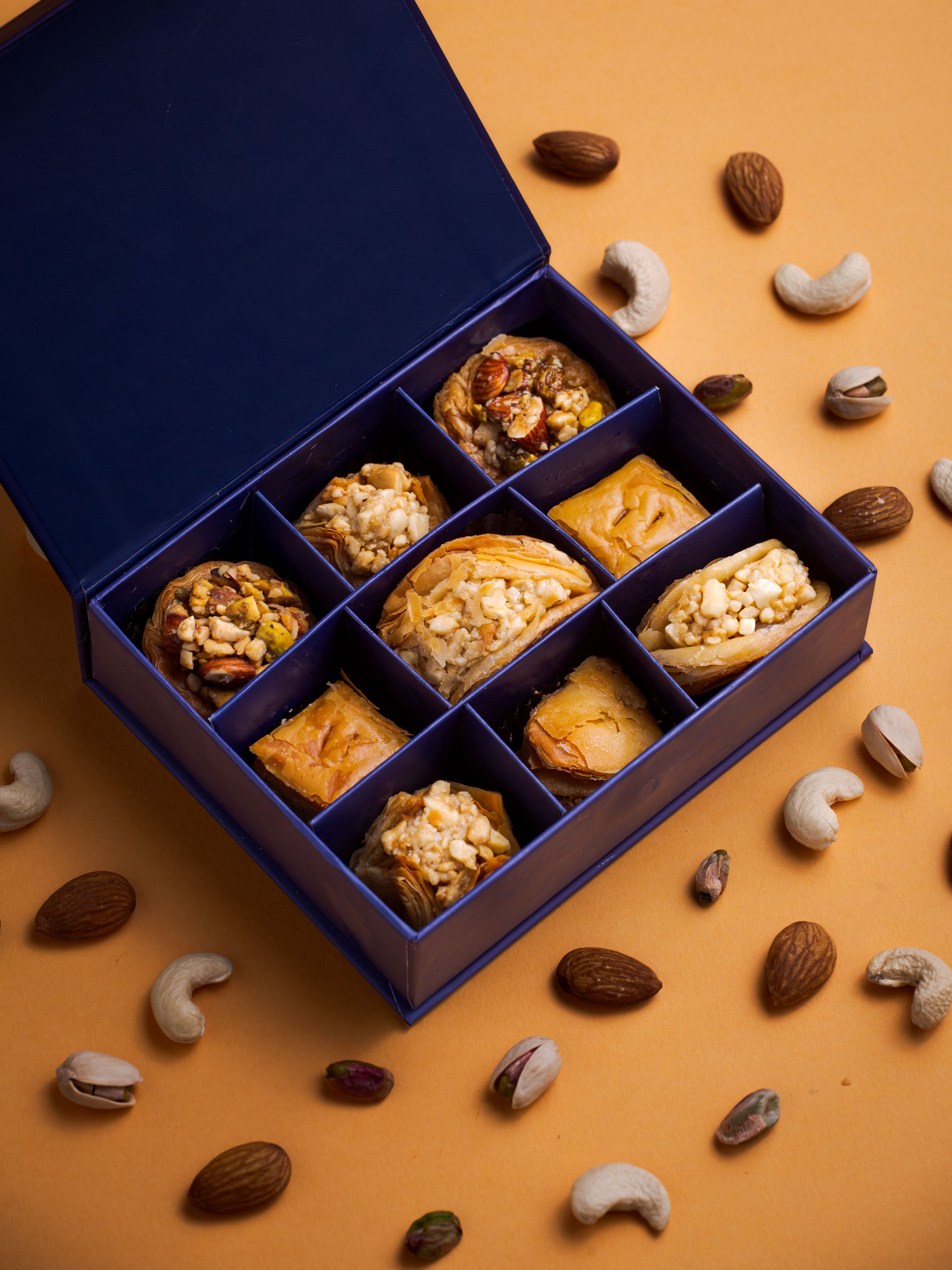 Assorted Baklava (Box of 9)