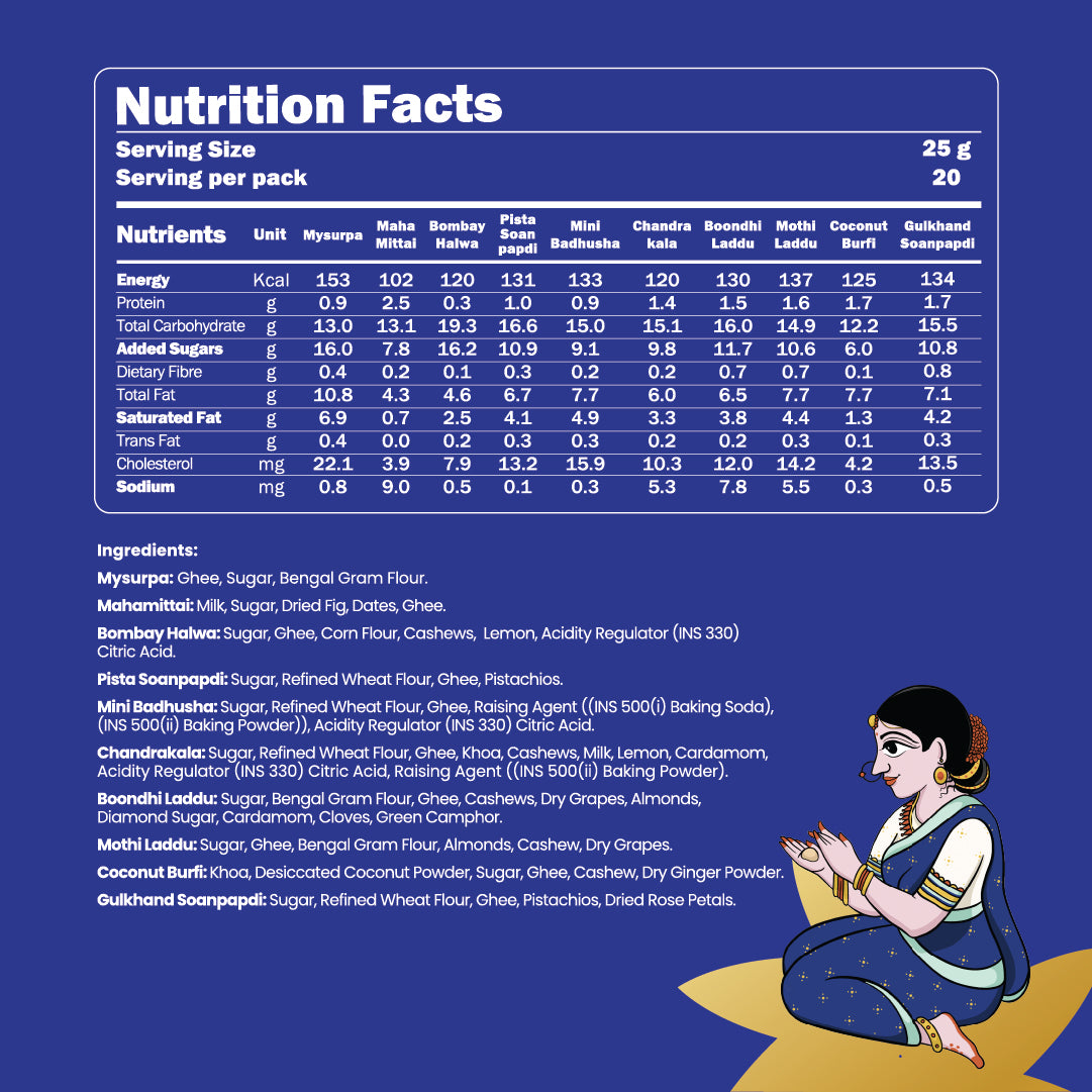 Assorted Ghee Medium