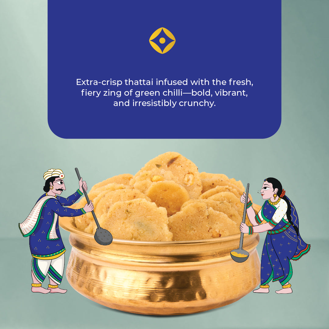 Green Chilli Thattai