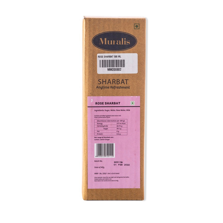 ROSE SHARBAT 500 ML