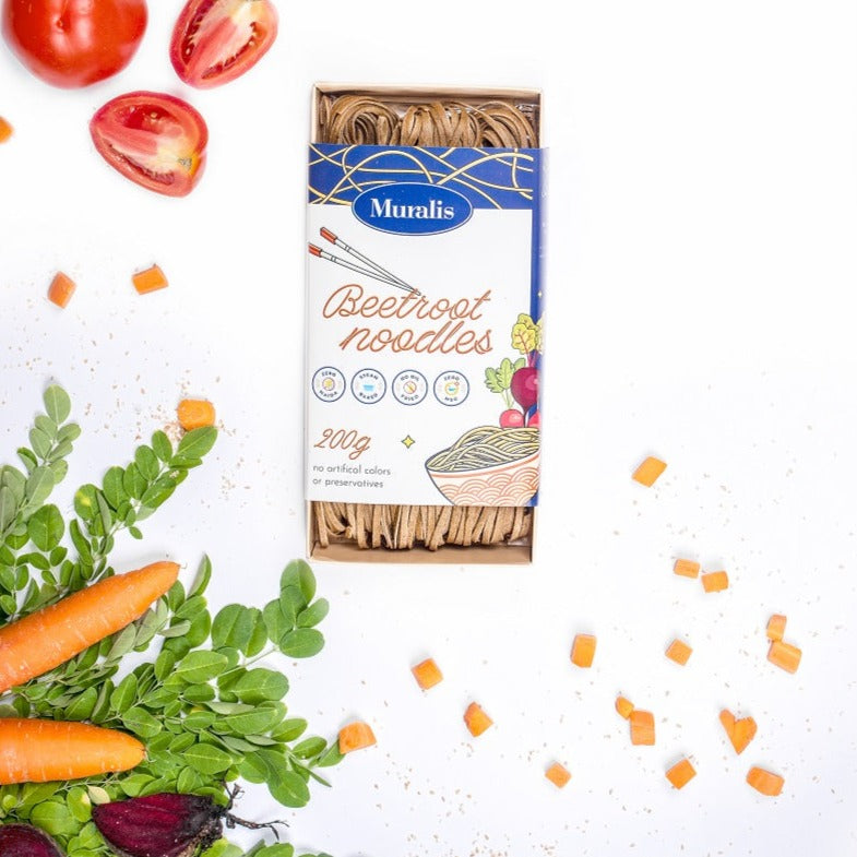 Sri Krishna Sweets Beetroot Wheat Noodles 200gms